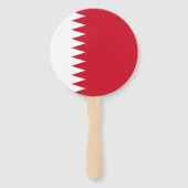 Bahreinse vlag handwaaier (Achterkant)