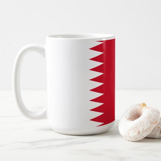 Bahreinse vlag koffiemok (Met donut)