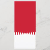 Bahreinse vlag menu (Voorkant)