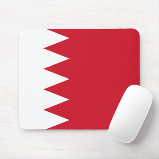 Bahreinse vlag Mousepad Muismat (Met muis)