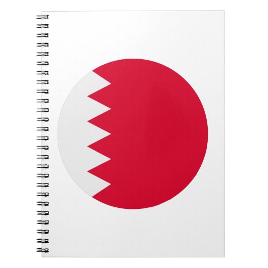 Bahreinse vlag notitieboek (Voorkant)