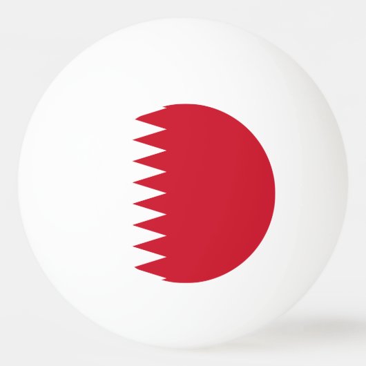 Bahreinse vlag pingpongbal (Voorkant)