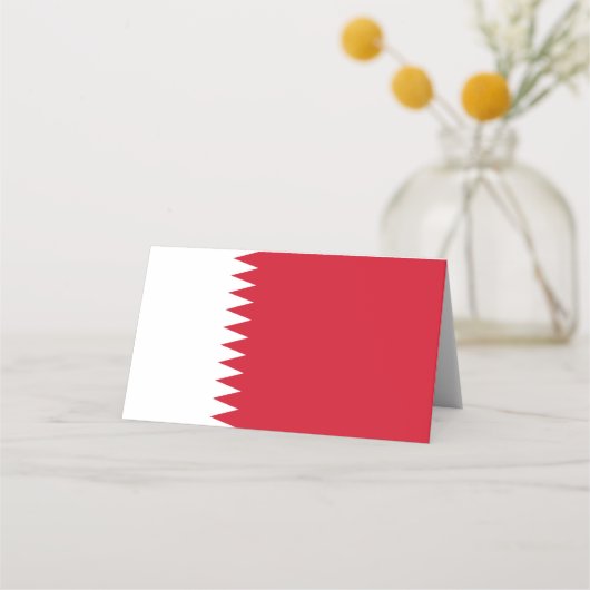 Bahreinse vlag plaatskaartje (Voorkant)