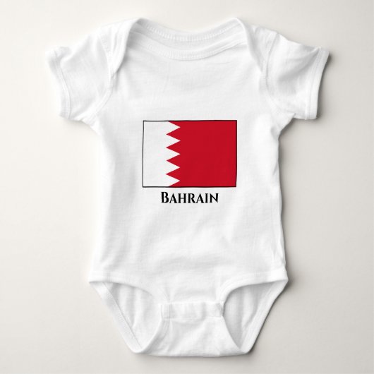 Bahreinse vlag romper (Voorkant)