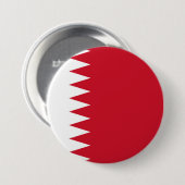 Bahreinse vlag ronde button 7,6 cm (Voorkant /achterkant)