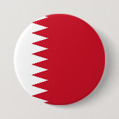 Bahreinse vlag ronde button 7,6 cm (Voorkant)