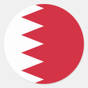 Bahreinse vlag ronde sticker