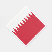 Bahreinse vlag servet (Hoek)