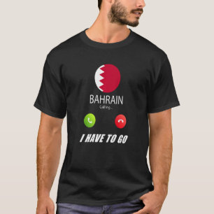 Bahreinse vlag Souvenir Bahrain roept Callin op T-shirt