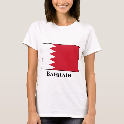 Bahreinse vlag t-shirt (Voorkant)