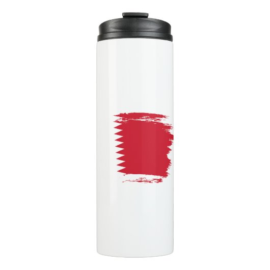 Bahreinse vlag thermosbeker (Voorkant)