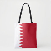 Bahreinse vlag tote bag (Voorkant)