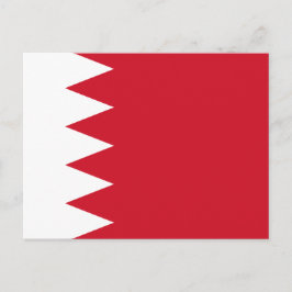 Bahreinse vlag, vlag van Bahrein Briefkaart