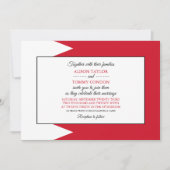 Bahreinse vlag, vlag van Bahrein bruiloft Kaart (Voorkant)