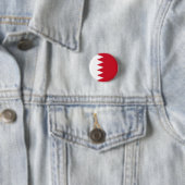 Bahreinse vlag, vlag van Bahrein Ronde Button 3,2 Cm (In situ)