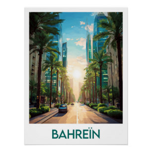 Bahreinse weergave perfect poster