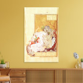 Bahrum Gur die de draak speelt Canvas Afdruk (Insitu (Woonkamer))