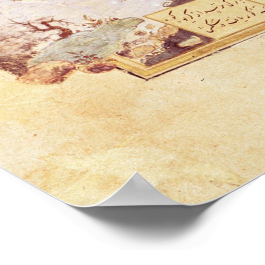 Bahrum Gur die de draak speelt Poster (Hoek)