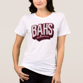 BAHS - Berlijnse Amerikaanse High School Tri-Blend Shirt (Voorkant)