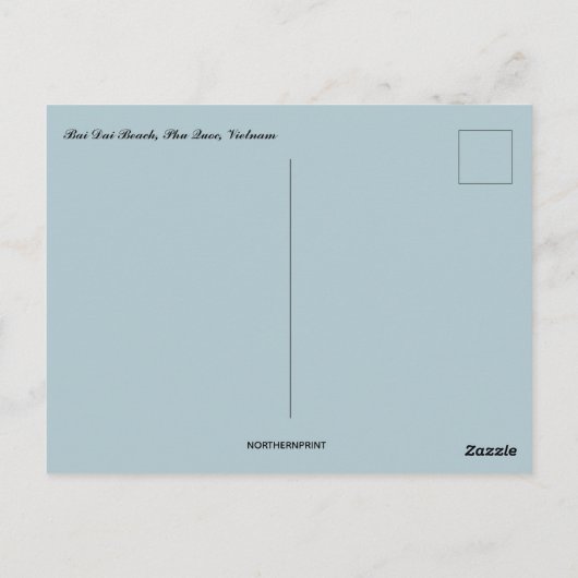 Bai Dai Beach Phu Quoc Vietnam Briefkaart (Achterkant)