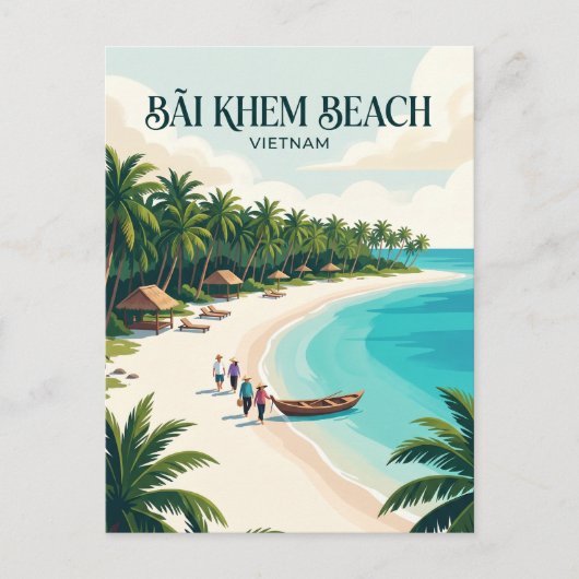 Bãi Khem Strand Vietnam Briefkaart (Voorkant)