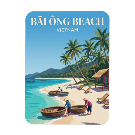 Bãi Ông-strand Vietnam Magneet (Verticaal)