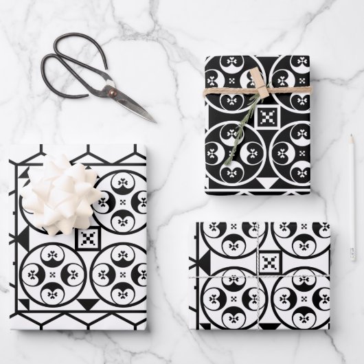 Baia Ancient Roman Mosaic - Pattern Inpakpapier Vel (Voorkant)