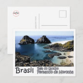Baia Do Sancho - Brazilië - Briefkaart (Voorkant / Achterkant)