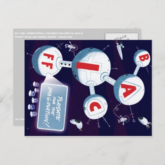 BAICFF Poster 2014 BRIEFKAART (Voorkant / Achterkant)