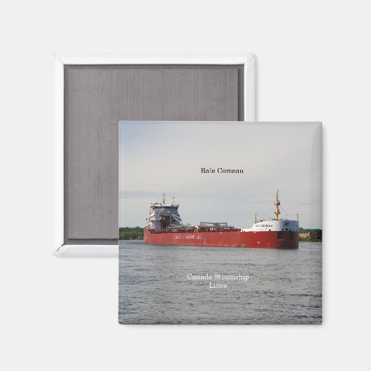 Baie Comeau magnet (Voorkant / Achterkant)