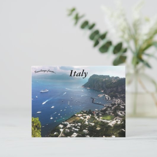 Baie de Capri Italië Briefkaart (Staand voorkant)