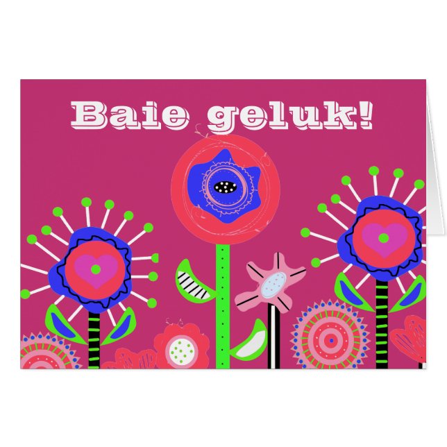 Baie geluk (Voorkant Horizontaal)