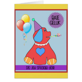 Baie geluk dis spesiale dag!