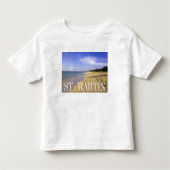 Baie Longue Long Bay Beach, Sint Maarten Kinder Shirts (Voorkant)