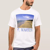 Baie Longue Long Bay Beach, Sint-Maarten T-shirt (Voorkant)