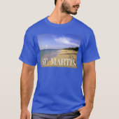 Baie Longue Long Bay Beach, Sint Maarten T-shirt (Voorkant)