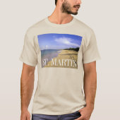 Baie Longue Long Bay Beach, Sint-Maarten T-shirt (Voorkant)