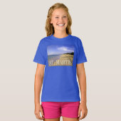 Baie Longue Long Bay Beach, Sint Maarten T-shirt (Voorkant volledig)