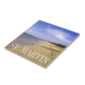 Baie Longue Long Bay Beach, St Tegeltje (Zijkant)