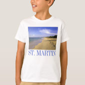 Baie Longue Long Bay-strand, Sint-Maarten T-shirt (Voorkant)