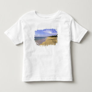 Baie Longue Long Bay strand, St. Martin, Kinder Shirts