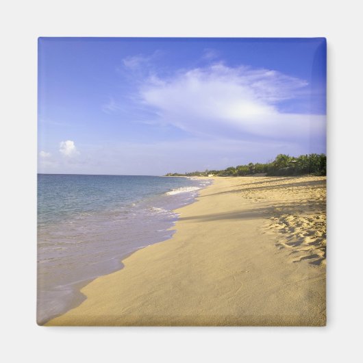 Baie Longue Long Bay strand, St. Martin, Magneet (Voorkant)