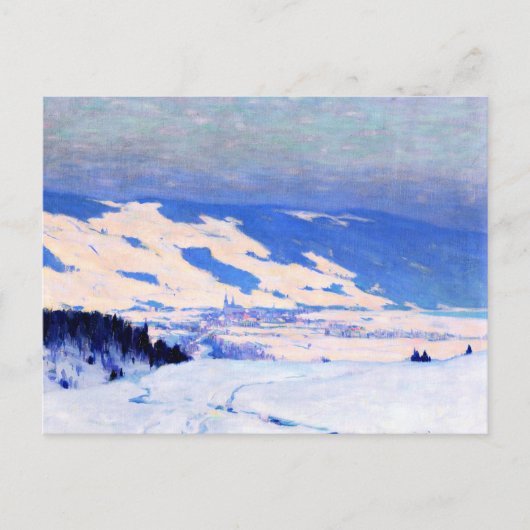 Baie-Saint-Paul van Clarence Gagnon Briefkaart (Voorkant)
