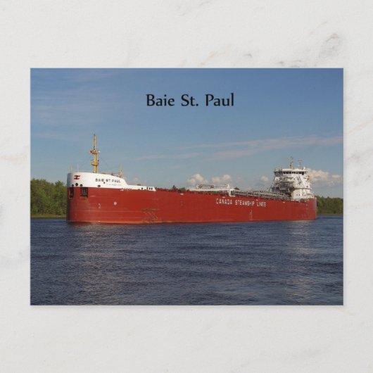 Baie St. Paul-postkaart Briefkaart (Voorkant)