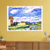 Baie St. Paul, Quebec van William James Glacken Canvas Afdruk (Insitu (Woonkamer))