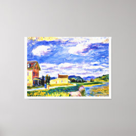 Baie St. Paul, Quebec van William James Glacken Canvas Afdruk