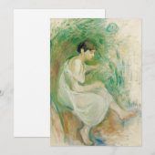 Baigneuse en Chemise | Berthe Morisot (Voorkant / Achterkant)