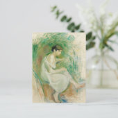 Baigneuse en Chemise | Berthe Morisot Briefkaart (Staand voorkant)