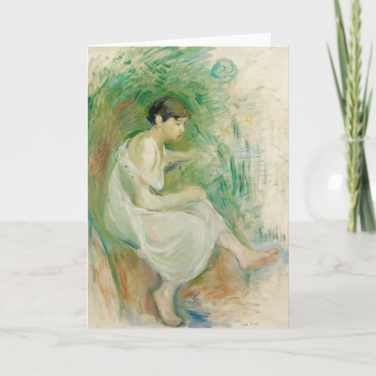Baigneuse en Chemise | Berthe Morisot Kaart (Voorkant)