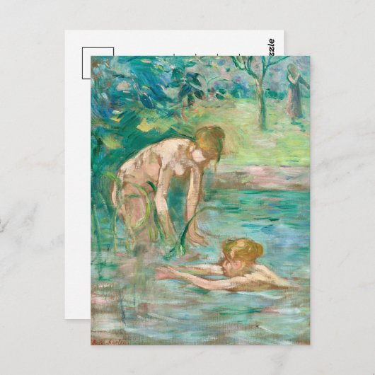 Baigneuses | Berthe Morisot Briefkaart (Voorkant / Achterkant)
